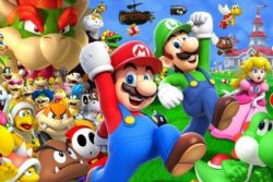 HI STONE 5D - PEINTURES À DIAMANTS  - MARIO BROS ET SA BANDE (DIAMOND DOTZ)
